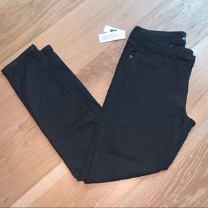 old navy black rockstar super skinny pants